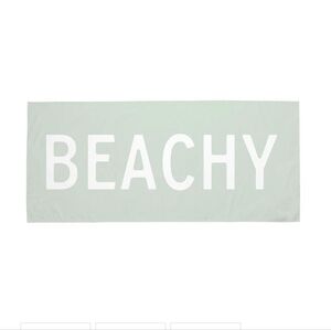 NEW - Minty Green BEACHY Towel In Carry Bag